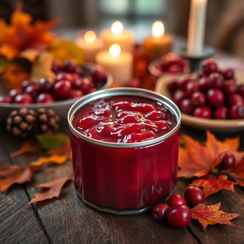 How do you serve cranberry sauce from a can?