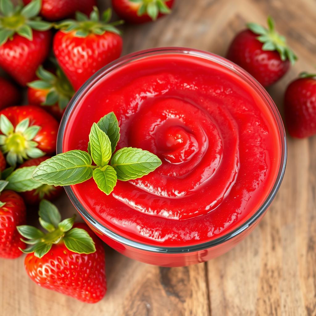 Is strawberry puree the same as jam?