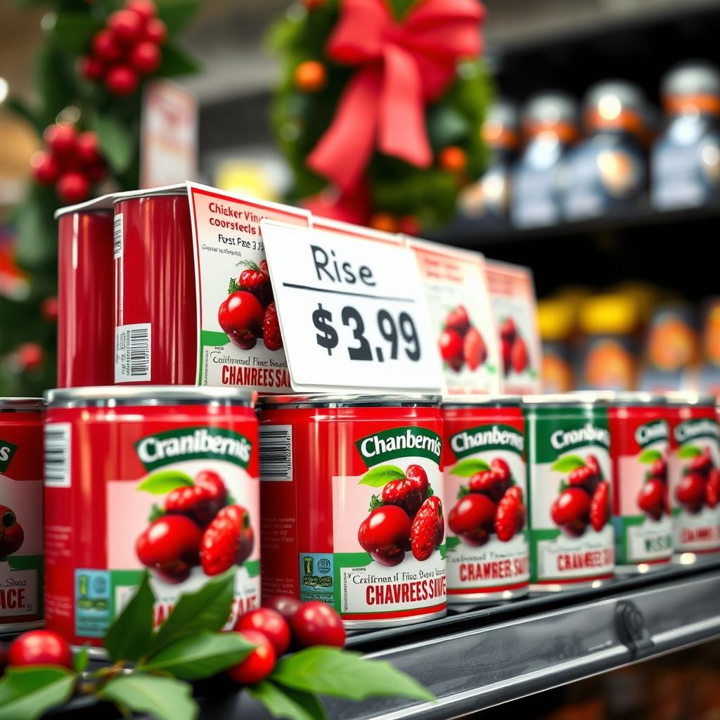 Why is canned cranberry sauce going to be more expensive?