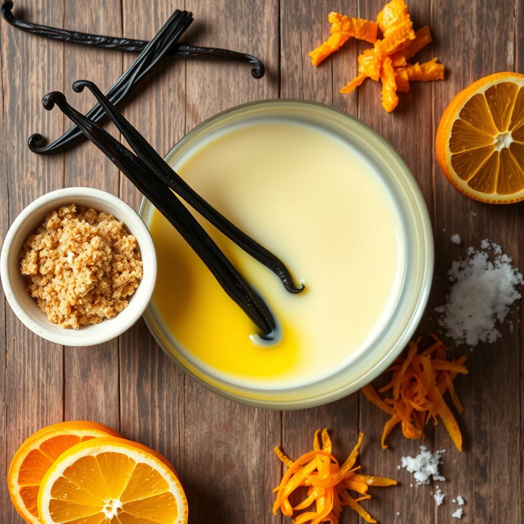 custard desserts ingredients