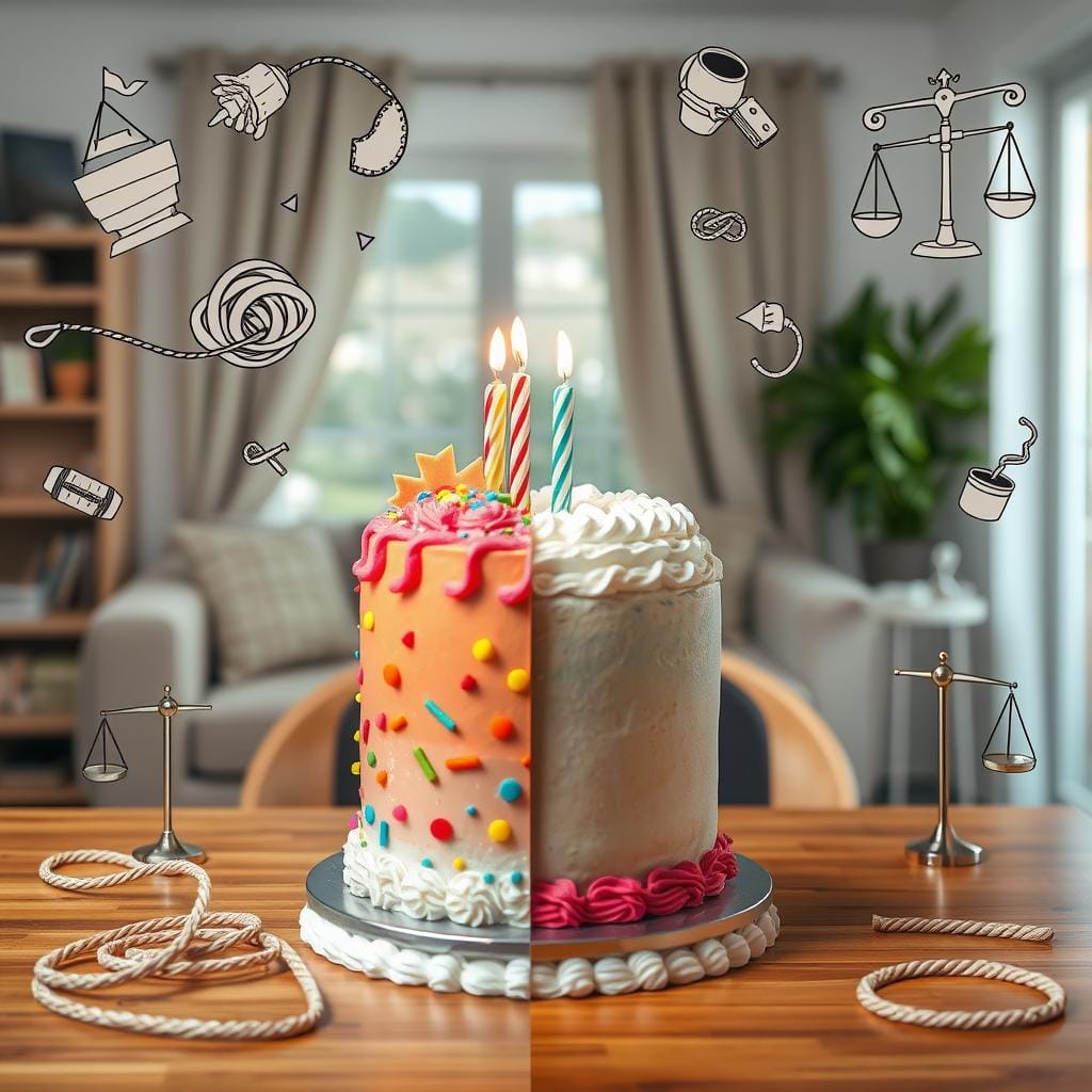 single mom birthday cake ex husband​