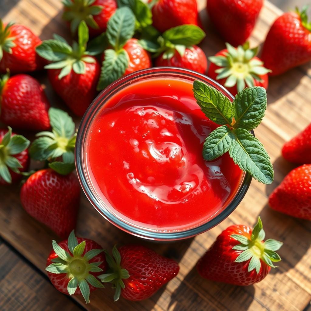 strawberry puree