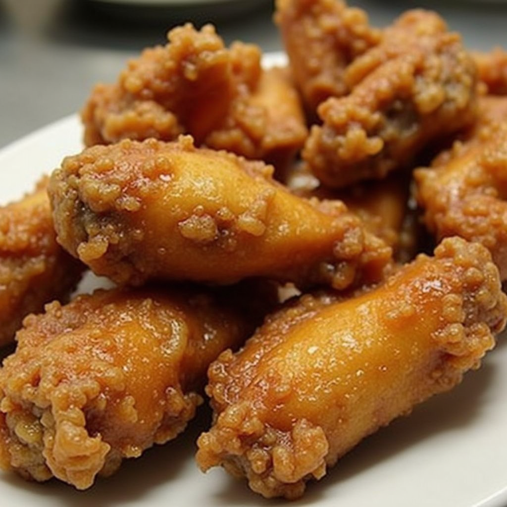 What is the secret ingredient to crispy wings?